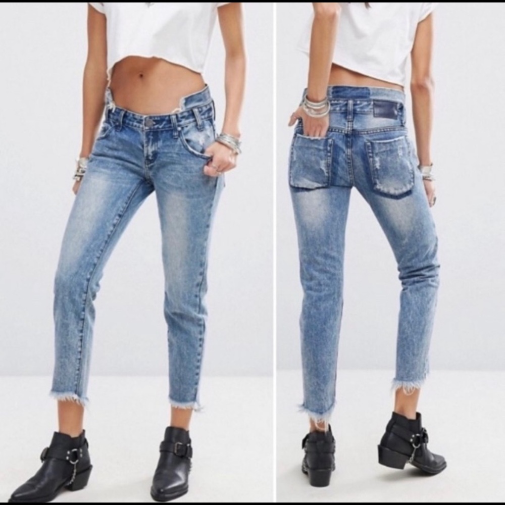 NWTOne teaspoon free bird factory distressed jeans